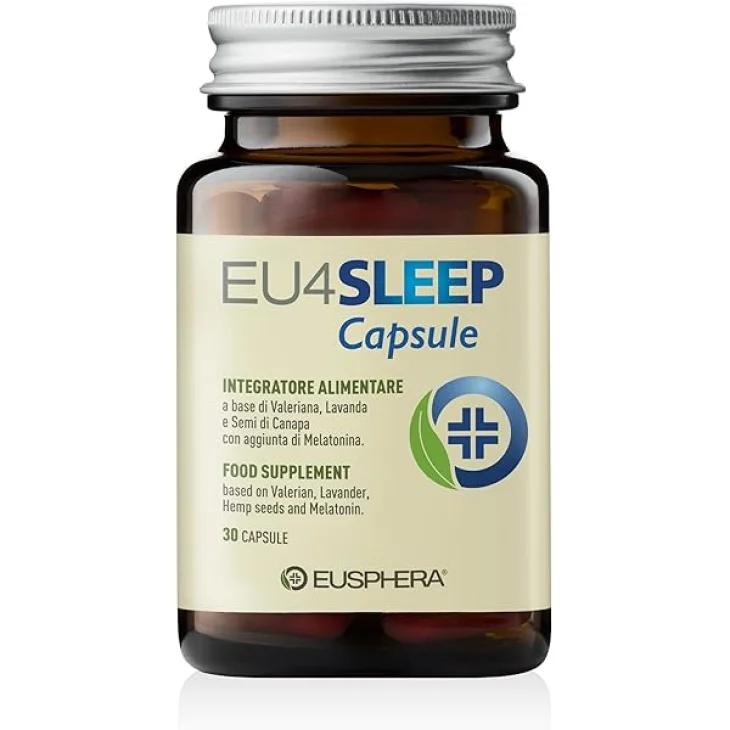 Eusphera Eu4Sleep Contro Insonnia 30 Capsule Eusphera Eu4Sleep Contro Insonnia 30 Capsule