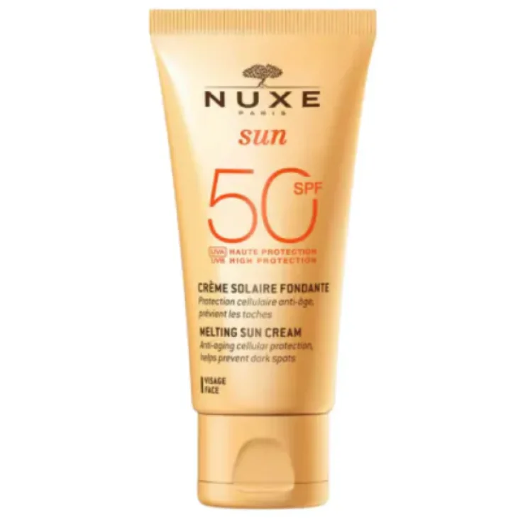 Nuxe Sun Crema Solare Anti Et&agrave; Viso Antimacchie SPF 50+ 50 ml