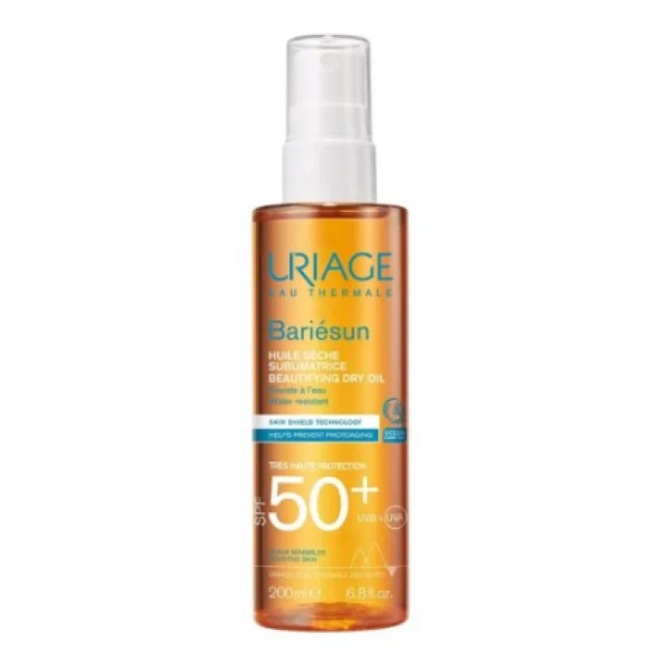Uriage Bari&eacute;sun SPF50+ Olio Secco Illuminante Alta Protezione 200 ml