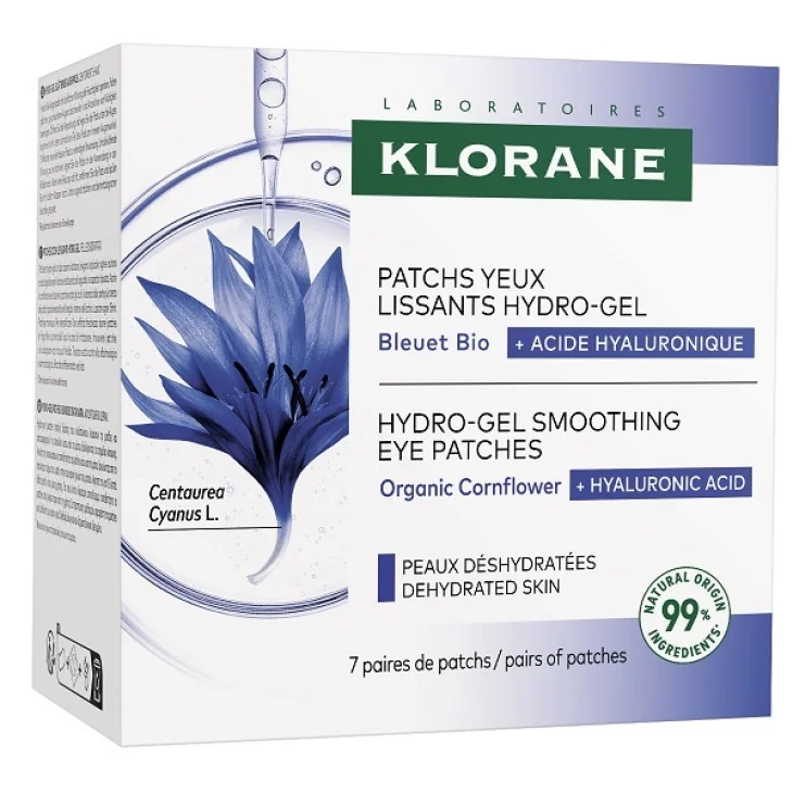 Klorane Patch Occhi Leviganti e Antifatica per Contorno Occhi 7 Pezzi