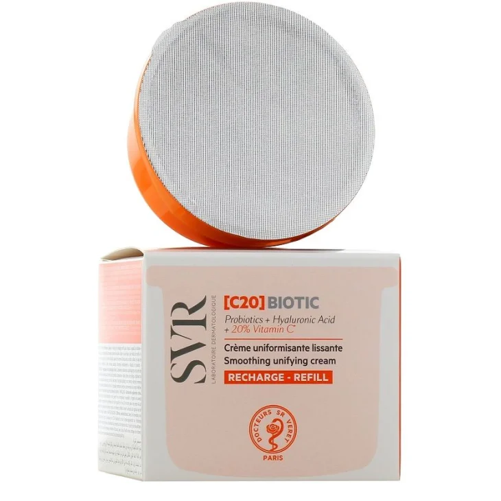 SVR C20 Biotic Crema Viso Rigenerante e Illuminante Refill 50 ml SVR C20 Biotic Crema Viso Rigenerante e Illuminante Refill 50 ml