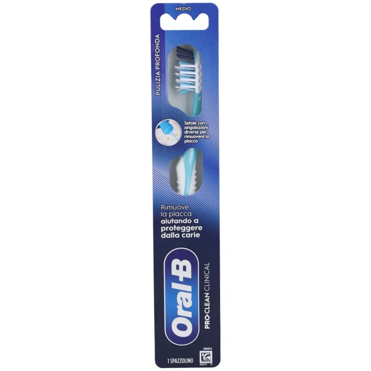 Oral-B Pro-Clean Clinical Spazzolino Medio Pulizia Profonda Oral-B Pro-Clean Clinical Spazzolino Medio Pulizia Profonda