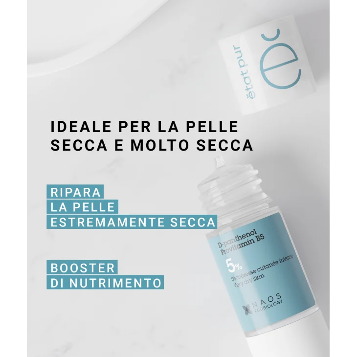 Etat Pur D-Pantenolo 5% Siero Idratante Pelle Secca e Disidratata 15 ml