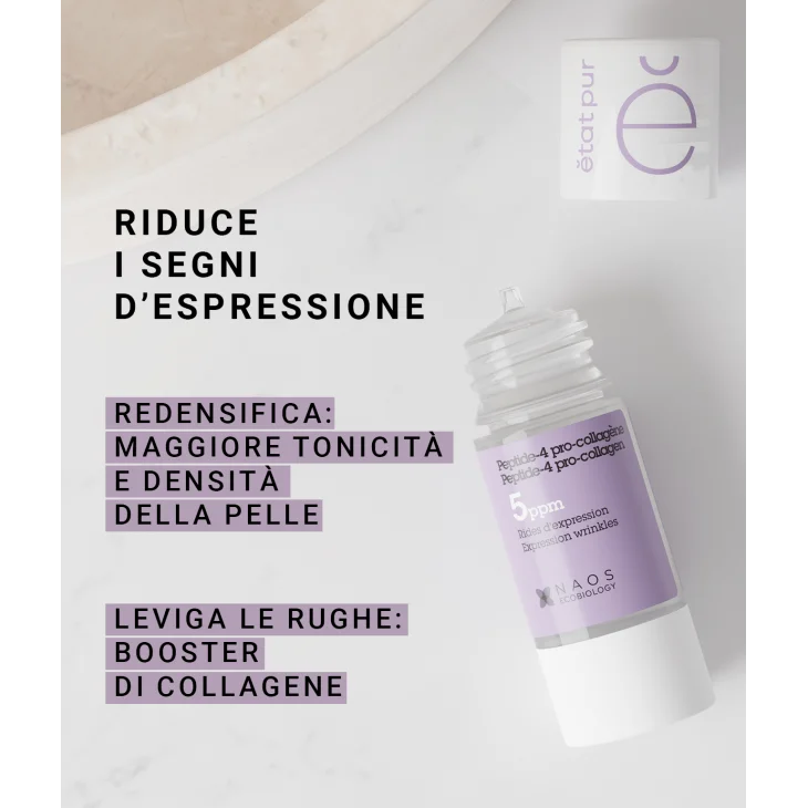 Etat Pur Peptide-4 Pro-collagene 5ppm Siero Antirughe 15 ml