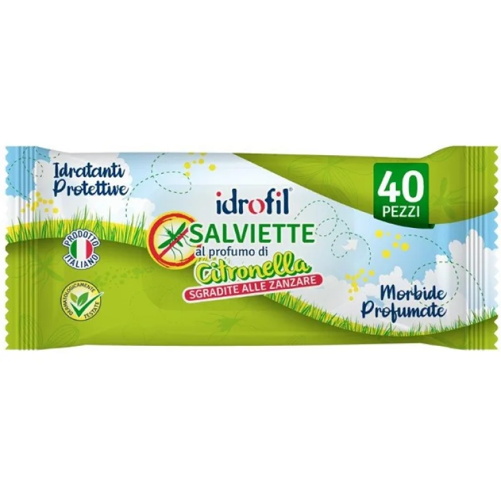 SALVIETTE CITRONELLA 40 PZ SALVIETTE CITRONELLA 40 PZ