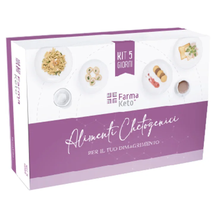 Farmaketo Kit 5 Giorni Programma Alimentare Ipocalorico e Chetogenico 27 pezzi Farmaketo Kit 5 Giorni Programma Alimentare Ipocalorico e Chetogenico 27 pezzi