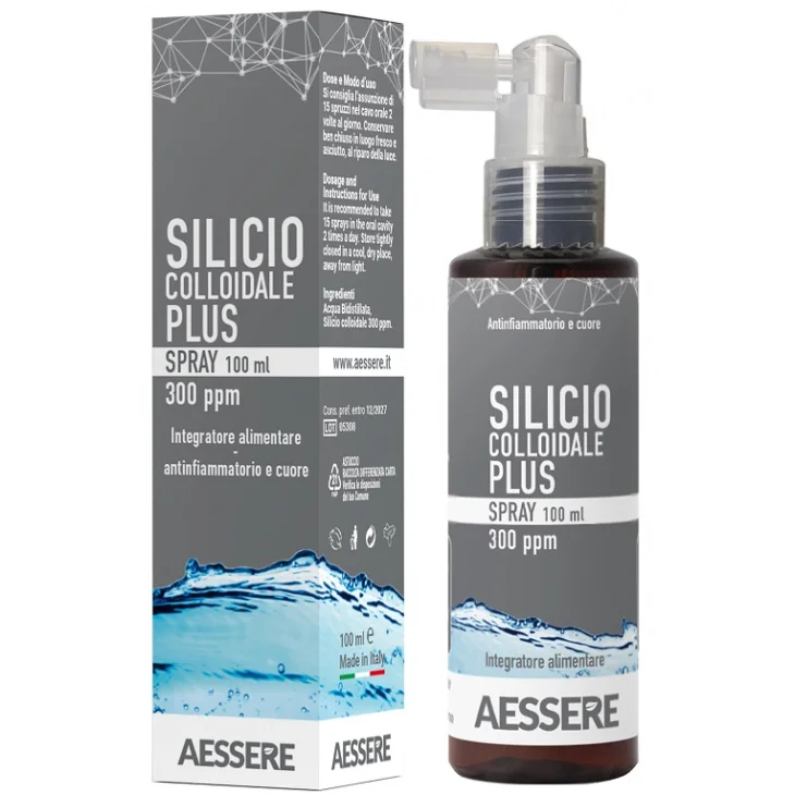 SILICIO COLLOIDALE PLUS SPRAY 300PPM 100 ML
