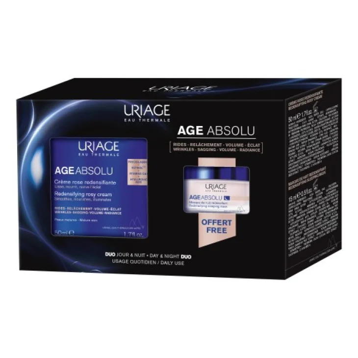 Uriage Age Absolu Kit Anti-Et&agrave; Crema Giorno 50 ml + Maschera Notte 15 ml