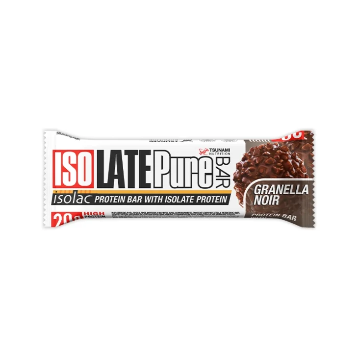 Tsunami Isolate Barretta Proteica Gusto Granella Noir 50 g
