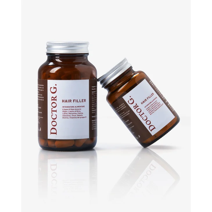 Doctor G Hair Filler Integratore per Capelli a base di Mela Annurca 120 capsule