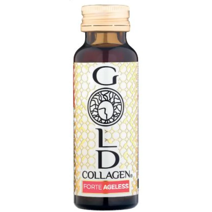 Gold Collagen Forte Ageless Integratore Alimentare per la Pelle 10 Flaconcini Gold Collagen Forte Ageless Integratore Alimentare per la Pelle 10 Flaconcini
