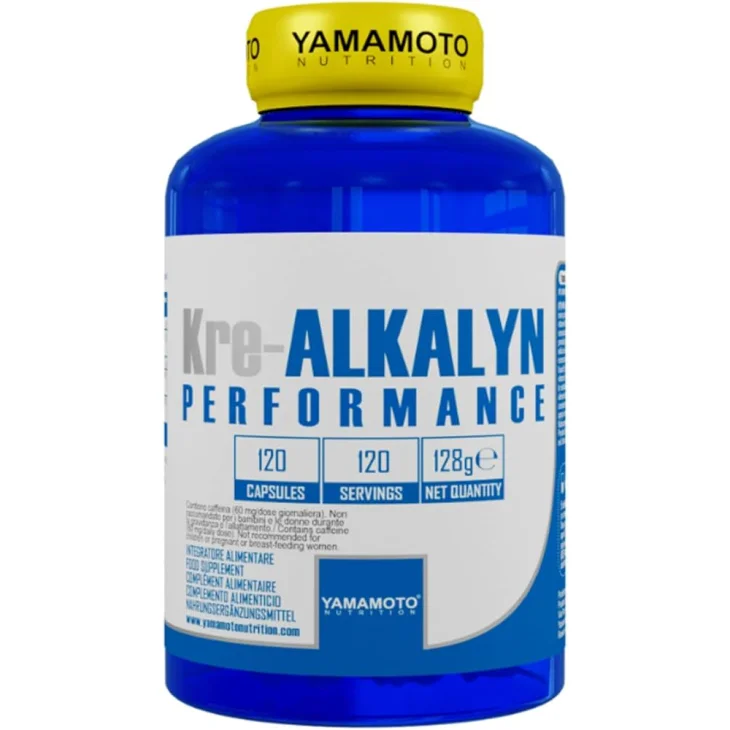 Yamamoto Nutrition Kre-ALKALYN® Performance Pre-Workout Integratore di Creatina 120 capsule Yamamoto Nutrition Kre-ALKALYN® Performance Pre-Workout Integratore di Creatina 120 capsule