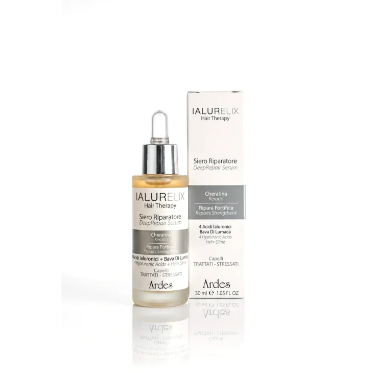 Ardes Ialurelix Siero Riparatore Capelli 4 acidi ialuronici e bava di lumaca 30 ml