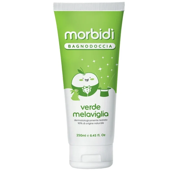 Morbidi' Bagnodoccia Verde Melaviglia Fresco e Delicato 250 ml Morbidi' Bagnodoccia Verde Melaviglia Fresco e Delicato 250 ml