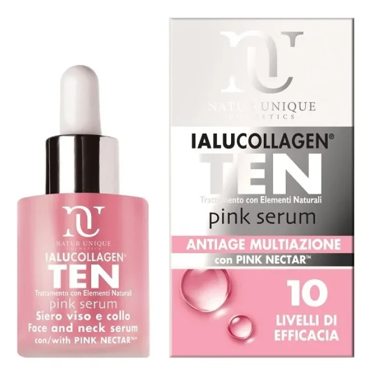 Natur Unique Ialucollagen Ten Pink Serum Anti Age Illuminante 30 ml