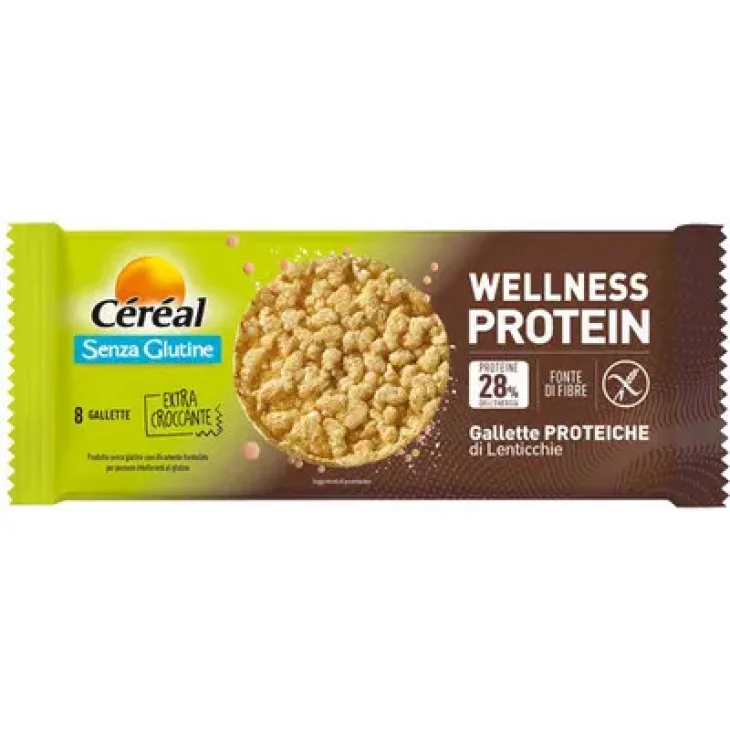 C&eacute;r&eacute;al Gallette Proteiche Di Lenticchie Snack Senza Glutine 70 g