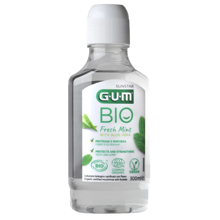 Gum Bio Collutorio Fresh Mint With Aloe Vera 300 ml Gum Bio Collutorio Fresh Mint With Aloe Vera 300 ml
