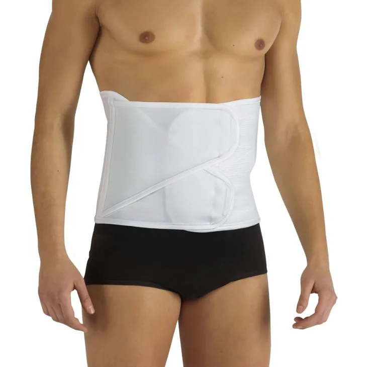 Pavis Fascia Addominale Batteriostatica Bianco 30 cm Taglia S