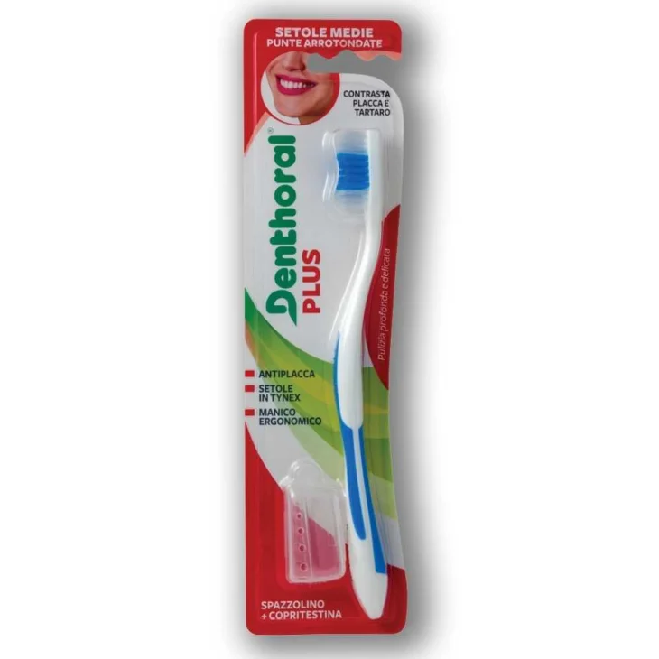 Uragme Denthoral Spazzolini Anti Placca Setole Medie Confezione 4 Pezzi Uragme Denthoral Spazzolini Anti Placca Setole Medie Confezione 4 Pezzi