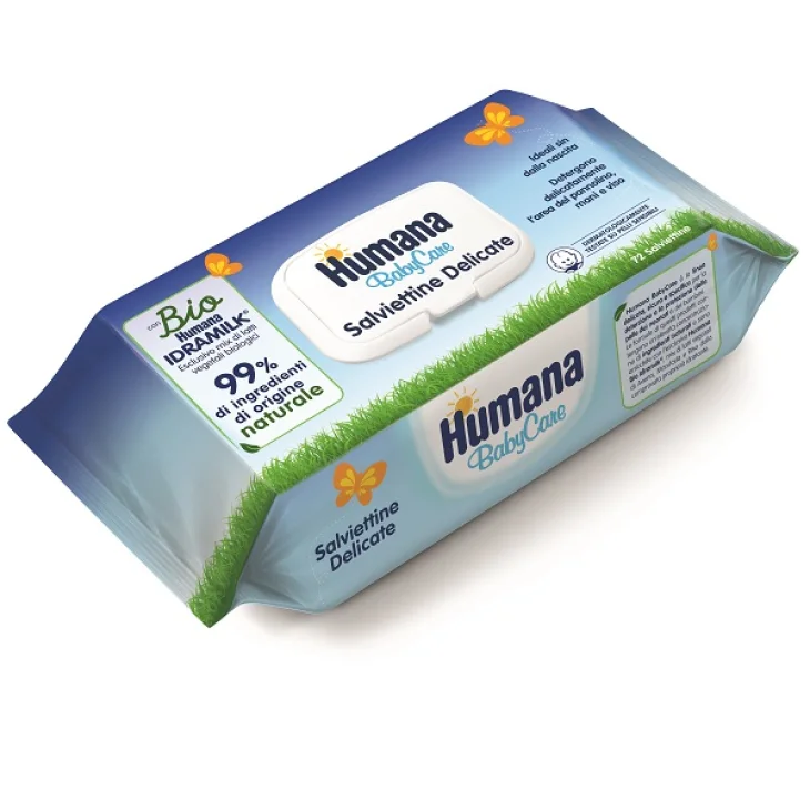 Humana Baby Care Salviette 72 Pezzi Humana Baby Care Salviette 72 Pezzi