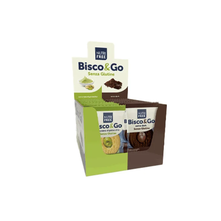 Nutrifree Bisco & Go Extra Dark Biscotti Senza Glutine Monoporzione 40g