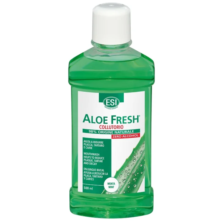 Esi Aloe Fresh Collutorio Zero Alcol all'Aloe Vera 500 ml Esi Aloe Fresh Collutorio Zero Alcol all'Aloe Vera 500 ml