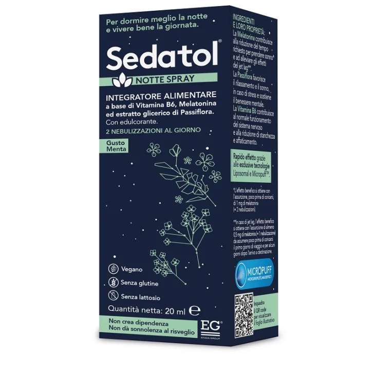 Sedatol Notte Spray Integratore per il Sonno 20 ml