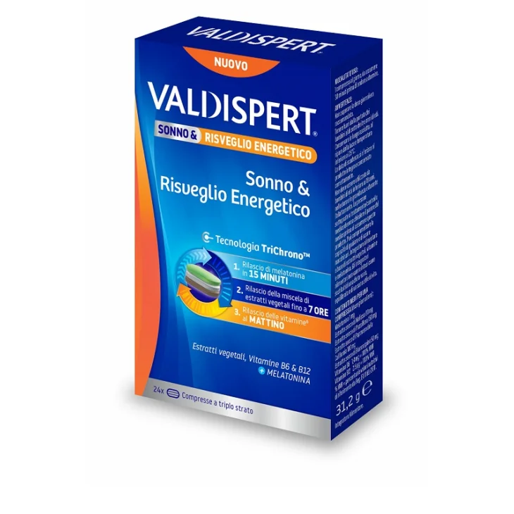 Valdispert Sonno e Risveglio Energetico Integratore 24 compresse