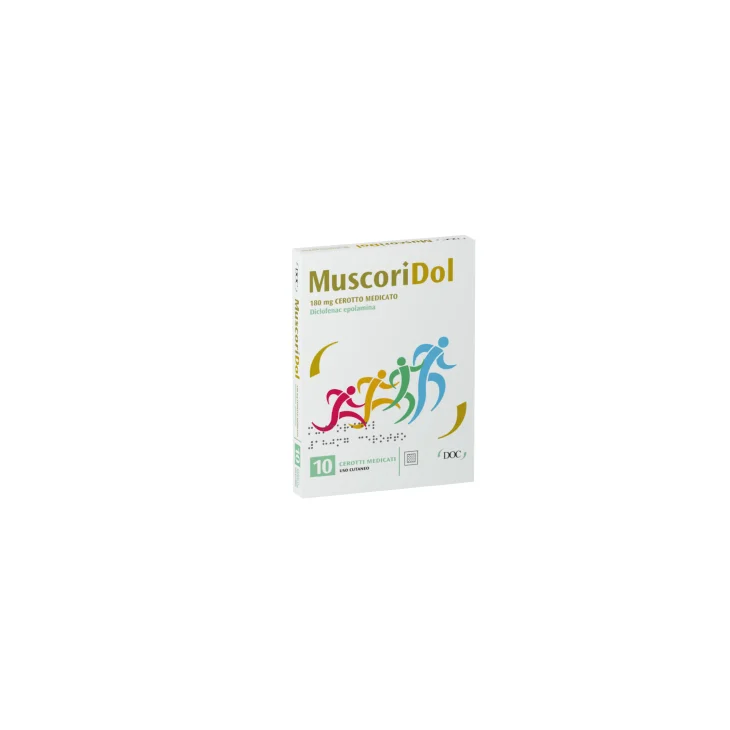 Muscoridol Cerotti Medicati 180 mg 10 cerotti Muscoridol Cerotti Medicati 180 mg 10 cerotti