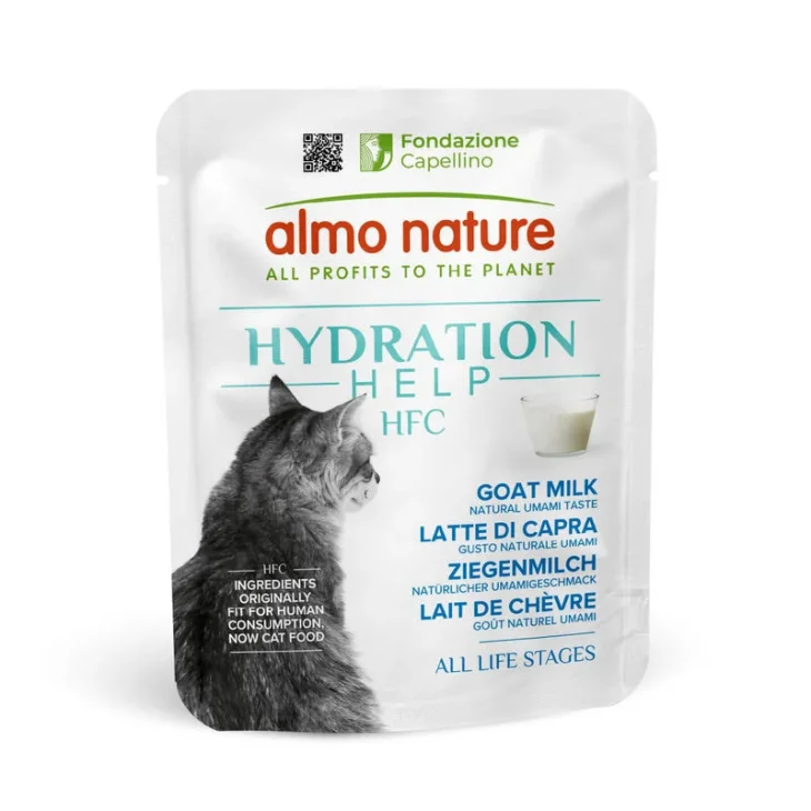 Almo Nature Hydratation Help Latte di Capra Integratore per Gatti 50g Almo Nature Hydratation Help Latte di Capra Integratore per Gatti 50g