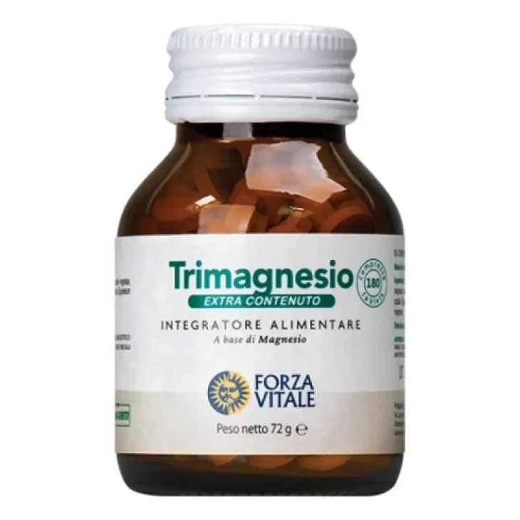 Trimagnesio Extra Integratore di Magnesio Utile per Nervosismo, Alcalinizzazione e Crampi 180 compresse Trimagnesio Extra Integratore di Magnesio Utile per Nervosismo, Alcalinizzazione e Crampi 180 compresse