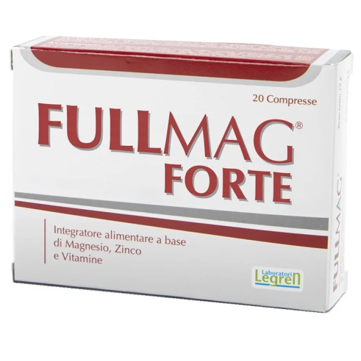 Laboratori Legren Fullmag Forte Integratore di Magnesio 20 compresse Laboratori Legren Fullmag Forte Integratore di Magnesio 20 compresse