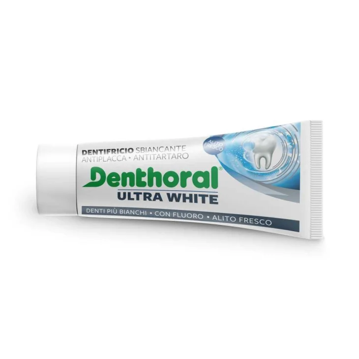 Uragme Denthoral Ultra White Dentifricio Sbiancante Igiene Orale Quotidiana 75 ml
