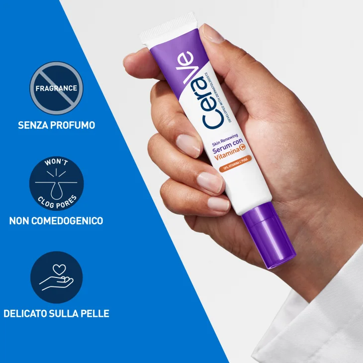 CeraVe Skin Renewing Siero Vitamina C Per i Primi Segni dell'Et&agrave; 30 ml
