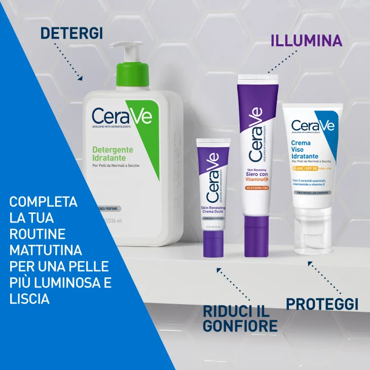 CeraVe Skin Renewing Siero Vitamina C Per i Primi Segni dell'Et&agrave; 30 ml