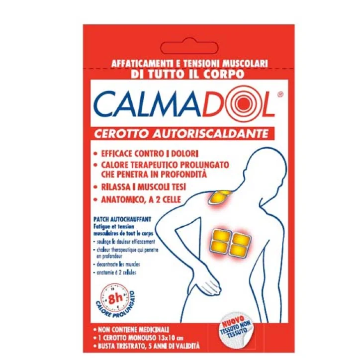 Calmadol Cerotto Riscaldante per Dolori Muscolari Bipack 2 pezzi