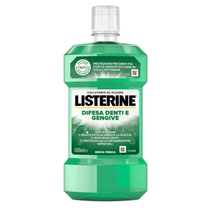 Listerine Difesa Denti e Gengive Collutorio per Protezione Orale 80 ml Listerine Difesa Denti e Gengive Collutorio per Protezione Orale 80 ml