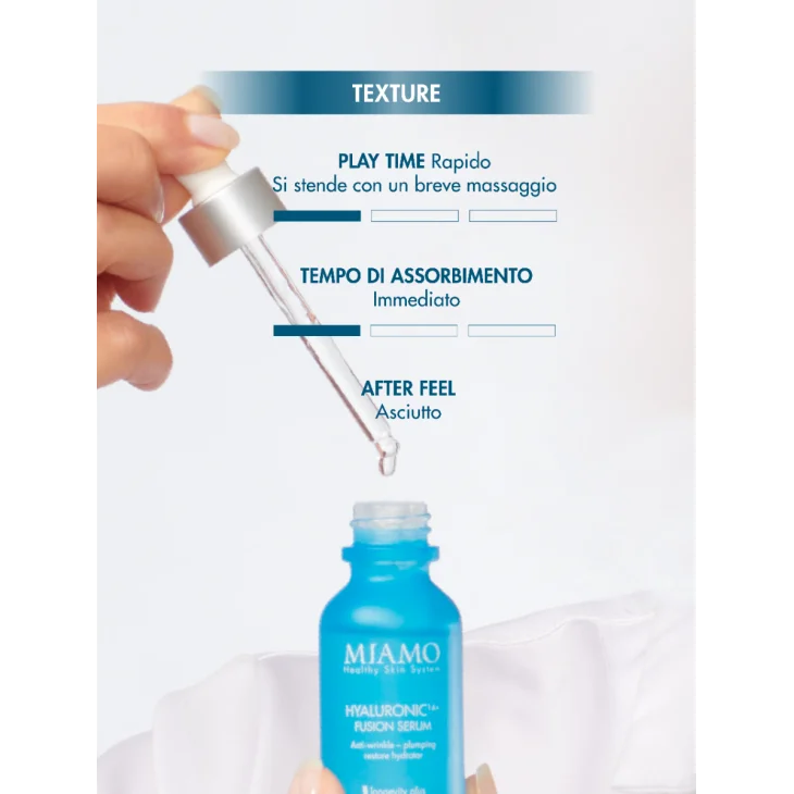 Miamo Poly-Hyaluronic 14+ Fusion Cream Crema Viso 50ml + Hyaluron 14+ Fusion Serum Siero 4ml
