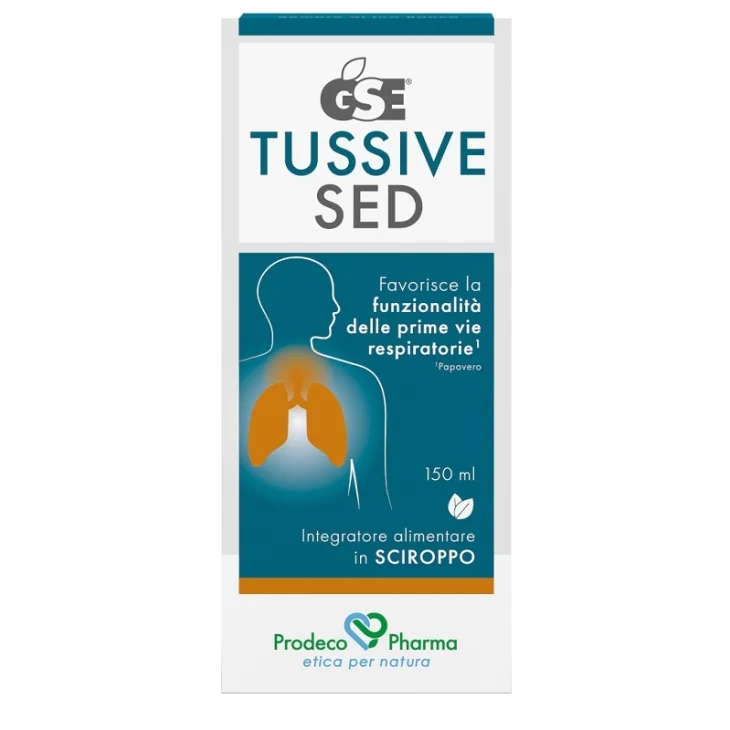 GSE Tussive Sed Sciroppo per la Tosse 150 ml GSE Tussive Sed Sciroppo per la Tosse 150 ml