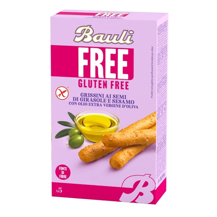 BAULI FREE GRISSINI SEMI GIRASOLE E SESAMO 100 G BAULI FREE GRISSINI SEMI GIRASOLE E SESAMO 100 G