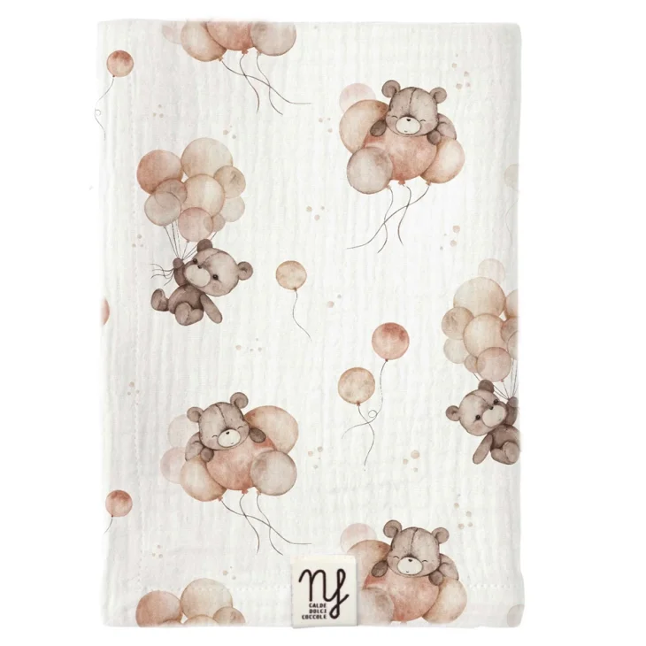 Nannafrufru Mussola Dolce Volare Doppia Garza 100% Cotone