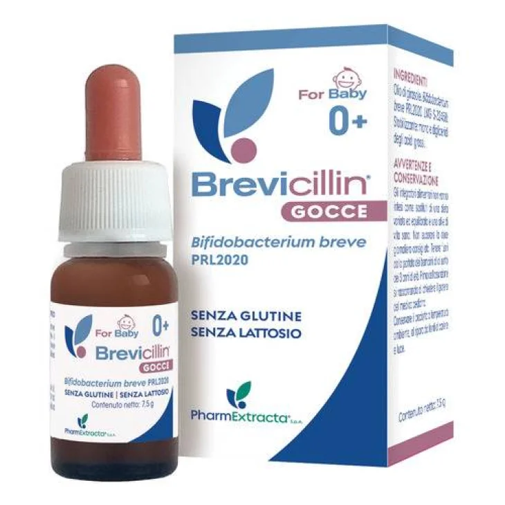 Brevicillin Gocce Integratore Probiotico per Flora Intestinale 7,5 g Brevicillin Gocce Integratore Probiotico per Flora Intestinale 7,5 g