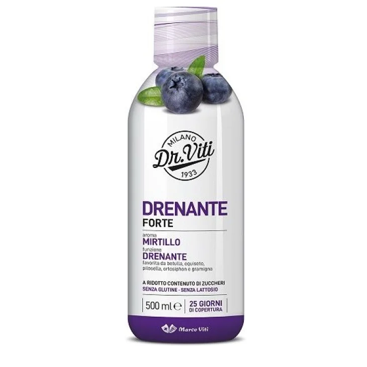 Dr Viti Drenante Forte Mirtillo Senza Zuccheri 500 ml