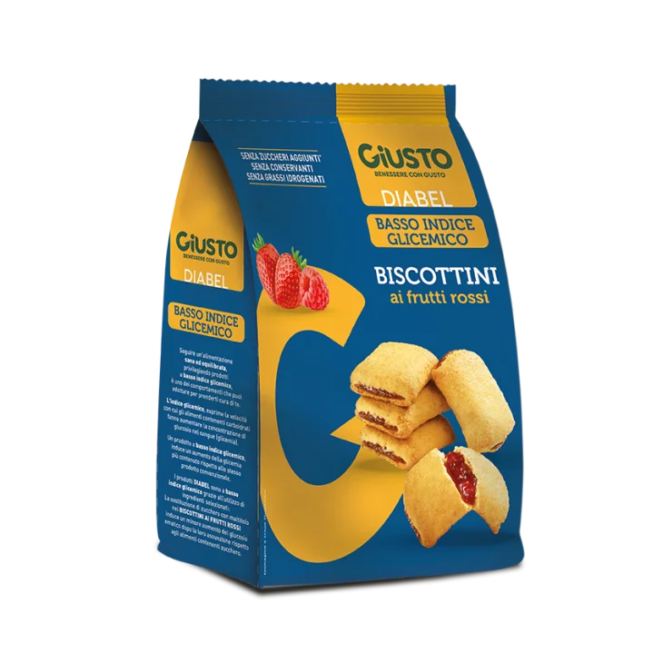 Giusto Diabel Biscottini ai Frutti Rossi 250 g Prezzo Speciale