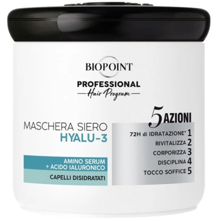 Biopoint 5 Azioni Maschera Siero Hyaluplex Capelli Colorati 200 ml