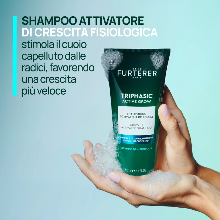 Rene Furterer Triphasic Active Grow Shampoo Attivatore di Crescita 200 ml