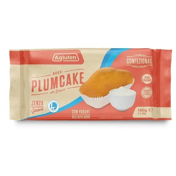 Agluten Plumcake allo Yogurt Senza Glutine 4 Pezzi da 35g