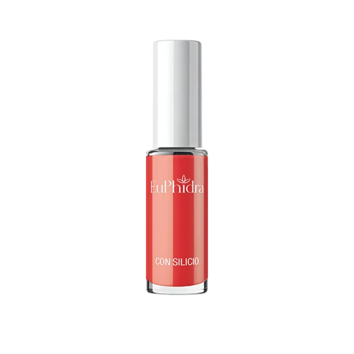 Euphidra Smalto Rinforzante Unghie con Silicio Colore Ibisco 7 ml