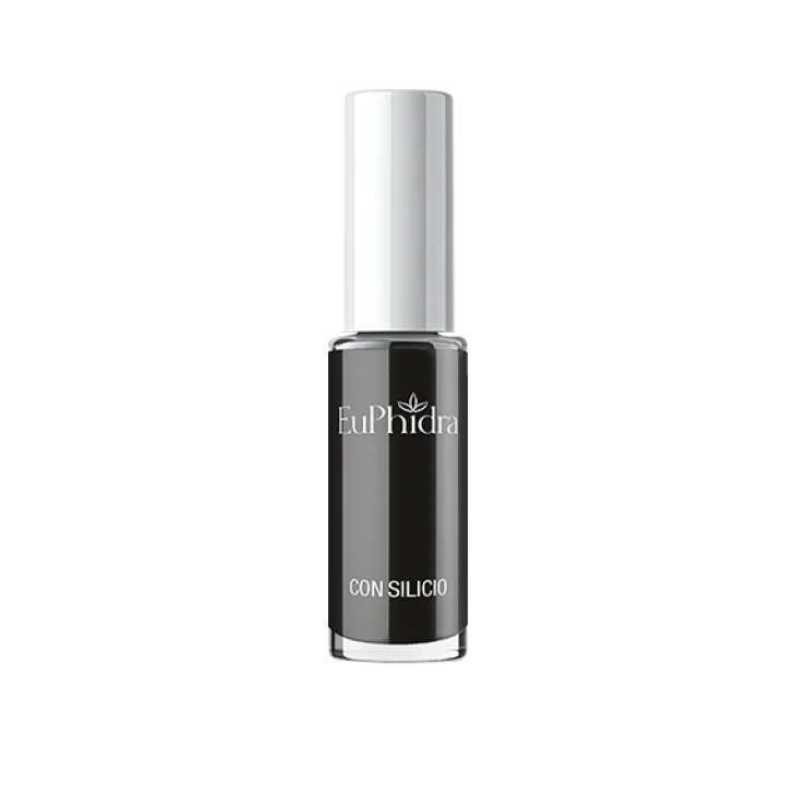 Euphidra Smalto Rinforzante Unghie con Silicio Colore Black 7 ml