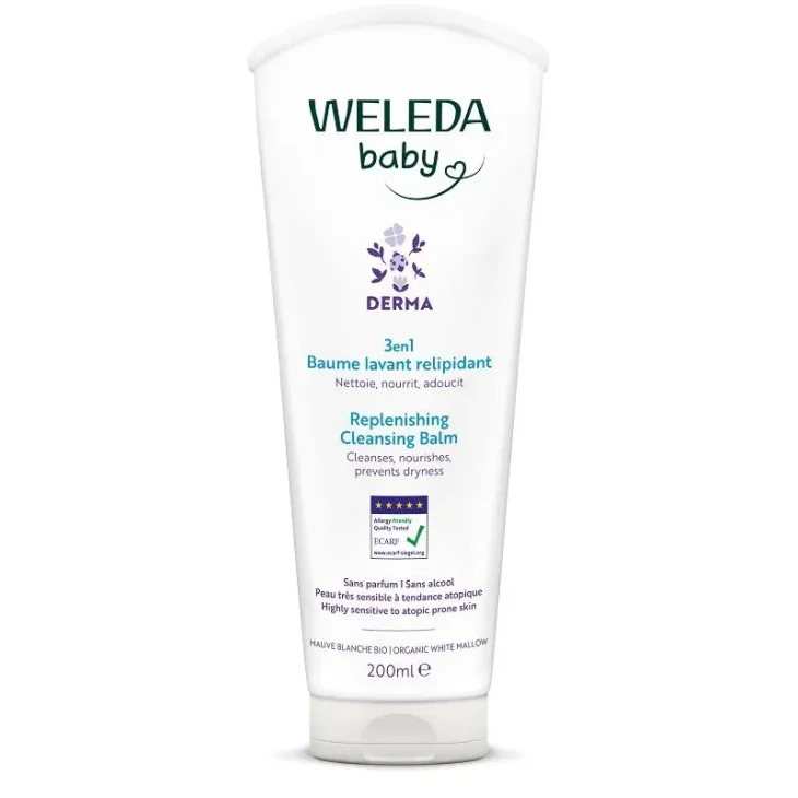 Weleda Balsamo Detergente Restitutivo 3 in 1 per Bambini 200 ml